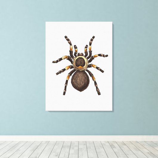 Tarantula Canvas Afdruk (Insitu (Houten vloer))