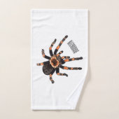 Tarantula cartoon illustratie bad handdoek (Handdoek)