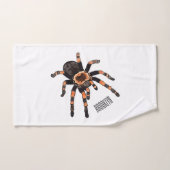 Tarantula cartoon illustratie bad handdoek (Handdoek)