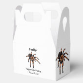 Tarantula cartoon illustratie bedankdoosjes (Geopend)