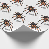 Tarantula cartoon illustratie cadeaupapier (Hoek)