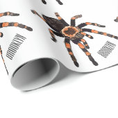 Tarantula cartoon illustratie cadeaupapier (Rol Hoek)