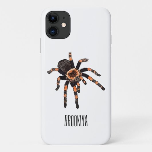 Tarantula cartoon illustratie Case-Mate iPhone case (Achterkant)