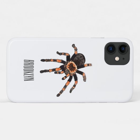 Tarantula cartoon illustratie Case-Mate iPhone case (Achterkant (horizontaal))