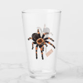 Tarantula cartoon illustratie glas (Achterkant)