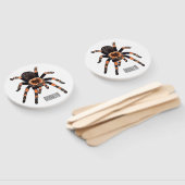 Tarantula cartoon illustratie handwaaier (Niet-gemonteerd)