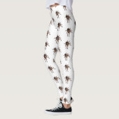 Tarantula cartoon illustratie leggings (Links)