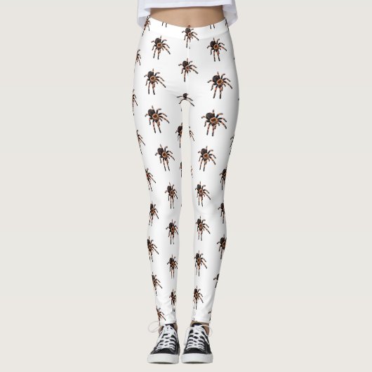Tarantula cartoon illustratie leggings (Voorkant)