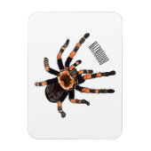 Tarantula cartoon illustratie magneet (Verticaal)