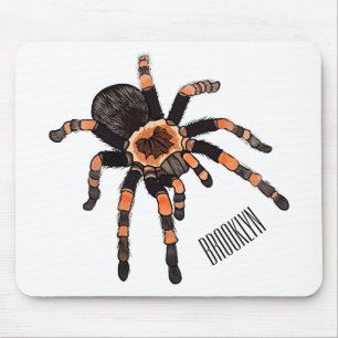 Tarantula cartoon illustratie muismat