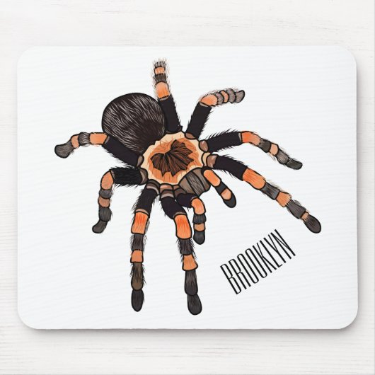 Tarantula cartoon illustratie muismat (Voorkant)