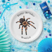 Tarantula cartoon illustratie papieren bordje (Feest)