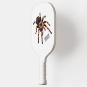 Tarantula cartoon illustratie pickleball paddle (Links)
