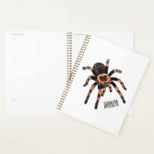 Tarantula cartoon illustratie planner (Display)