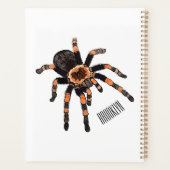 Tarantula cartoon illustratie planner (Achterkant)