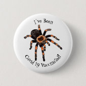 Tarantula cartoon illustratie ronde button 5,7 cm (Voorkant)