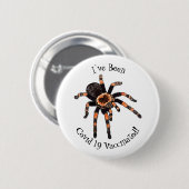 Tarantula cartoon illustratie ronde button 5,7 cm (Voorkant /achterkant)