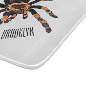 Tarantula cartoon illustratie snijplank (Hoek)