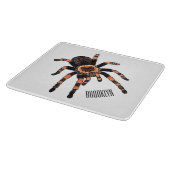 Tarantula cartoon illustratie snijplank (Hoek)