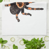 Tarantula cartoon illustratie theedoek (Gevouwen)