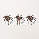 Tarantula cartoon illustratie yogamat (Achterkant (horizontaal))