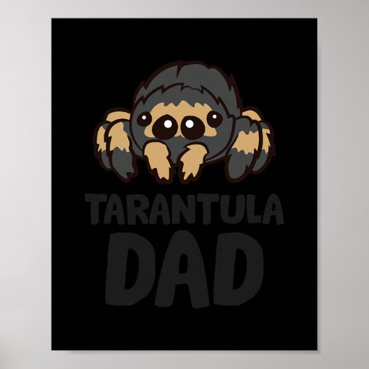 Tarantula Dad Red Knee Tarantula Spider Poster (Voorkant)