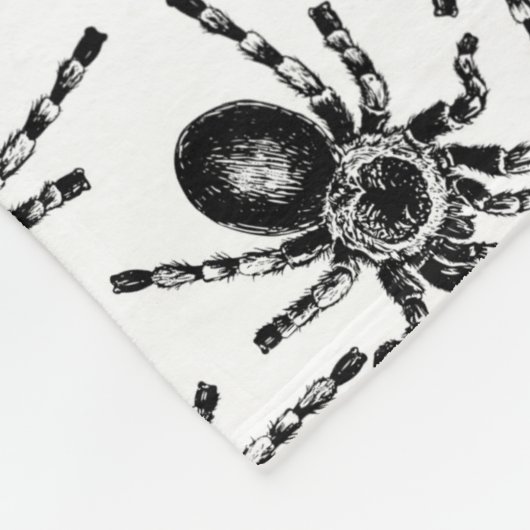 Tarantula Fleece Deken (Hoek)