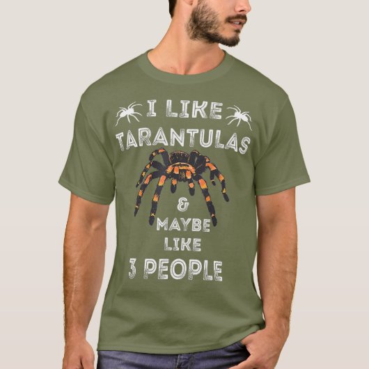 Tarantula Funny Spider Lover Tarantula Arachnids T-shirt (Voorkant)