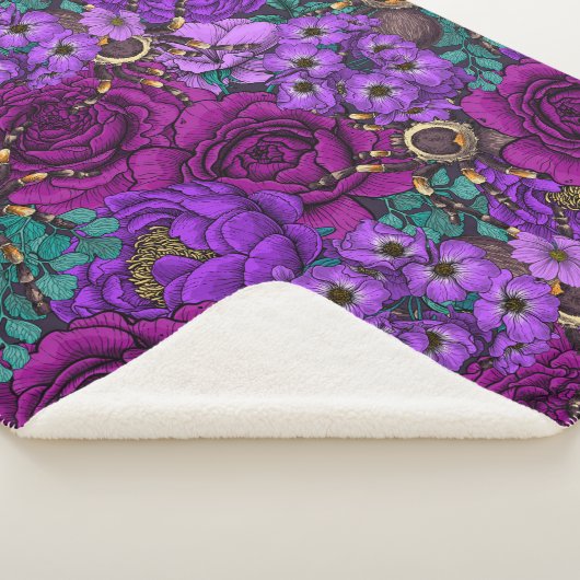 Tarantula garden 3 sherpa deken (3/4)