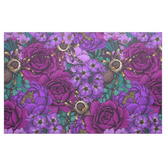 Tarantula garden 3 stof (Fat Quarter)