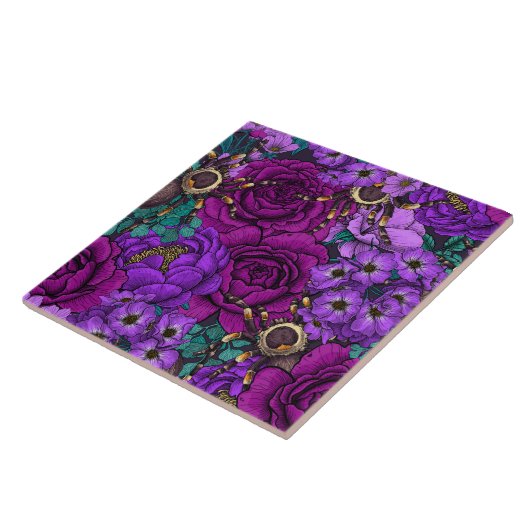 Tarantula garden 3 tegeltje (Zijkant)