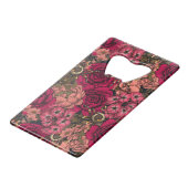 Tarantula garden 4 creditkaart flessenopener (Achterkant Gekanteld)