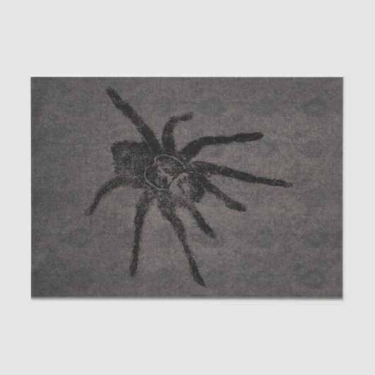 Tarantula Goth Decoupage Tissuepapier (Voorkant)