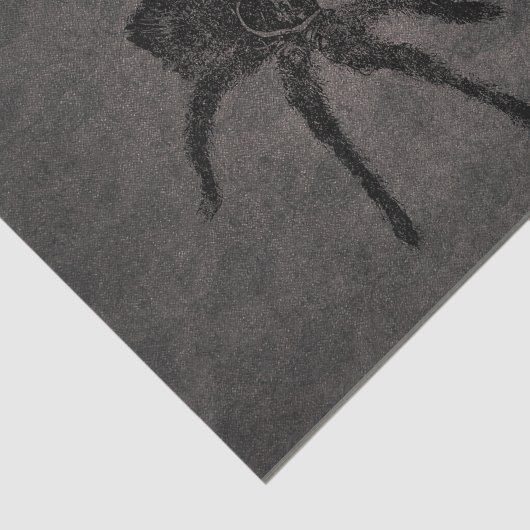 Tarantula Goth Decoupage Tissuepapier (Detail)