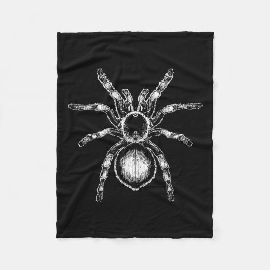 Tarantula Huge Spider Phobia Halloween Costume Ara Fleece Deken (Voorkant)