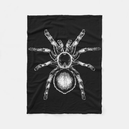 Tarantula Huge Spider Phobia Halloween Costume Ara Fleece Deken (Voorkant)