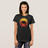 Tarantula Insects Bug Retro  Sunset T-shirt (Voorkant volledig)