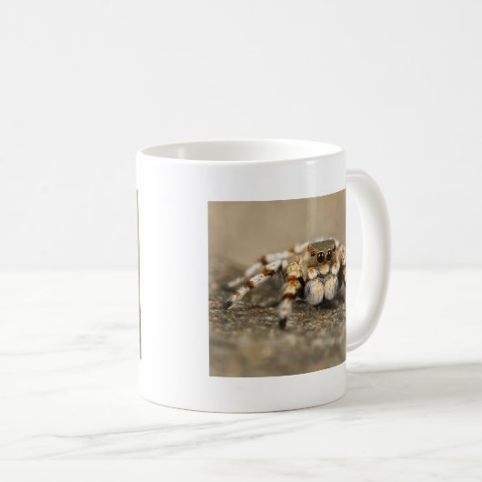 Tarantula Jumping Bird Spider geweldige accessoire Koffiemok (Voorkant rechts)