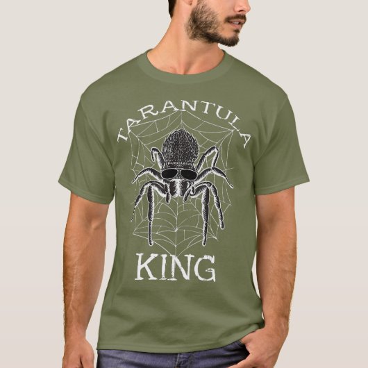 Tarantula King Tarantula Eigenaar Spider Lover T-shirt (Voorkant)
