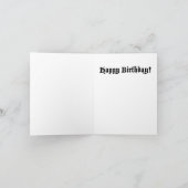 Tarantula Little Monster Verjaardag Kaart (Binnen)