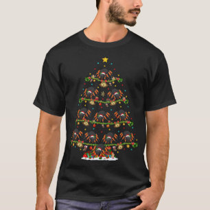 Tarantula Lover Kerstverlichting Santa Tarantula T-shirt