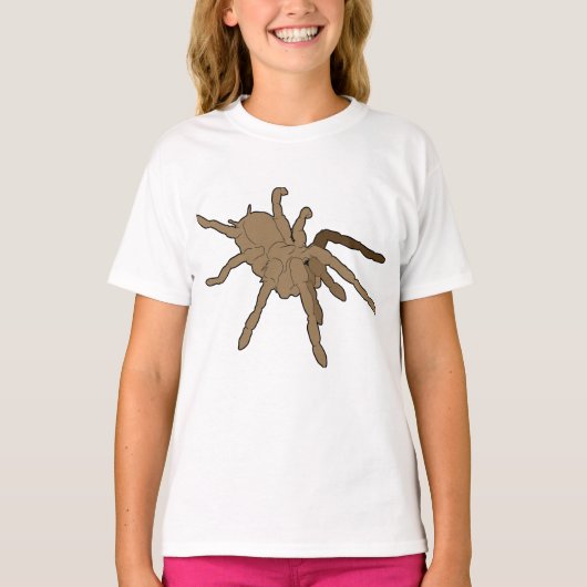 Tarantula Meisjes T-shirt (Voorkant)