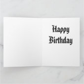 Tarantula Monster BIG Birthday Card Kaart (Binnen)