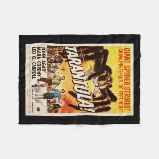 Tarantula Monster Movie Blanket Fleece Deken (Voorkant (Horizontaal))