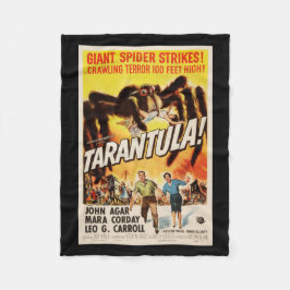 Tarantula Monster Movie Blanket Fleece Deken