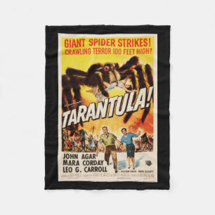 Tarantula Monster Movie Blanket Fleece Deken