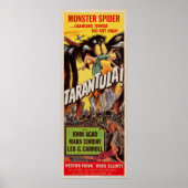Tarantula. Monster Spider Earth Retro Movie Poster (Voorkant)