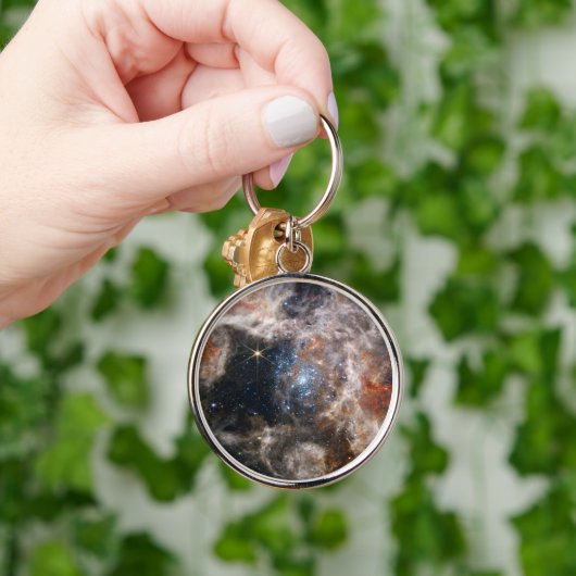 Tarantula Nebula Afbeelding uit JWST Bottle Open Sleutelhanger (Hand)