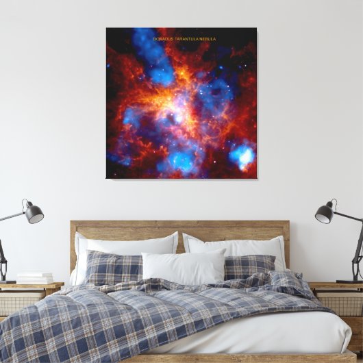 Tarantula Nebula Canvas Afdruk (Insitu (Slaapkamer))