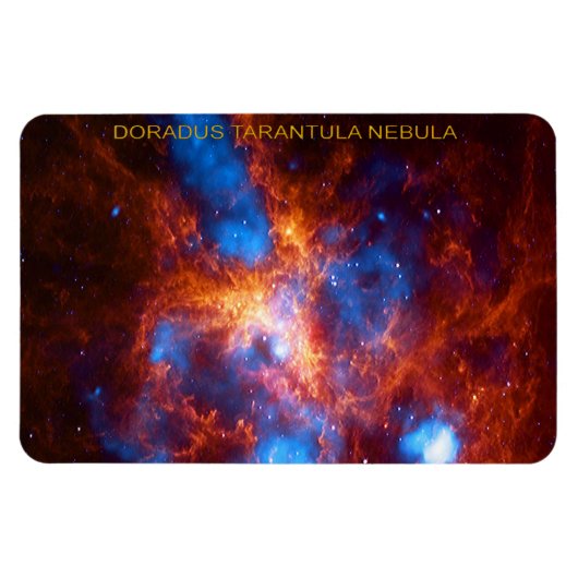 Tarantula Nebula Galaxy Brown Blue Magneet (Horizontaal)